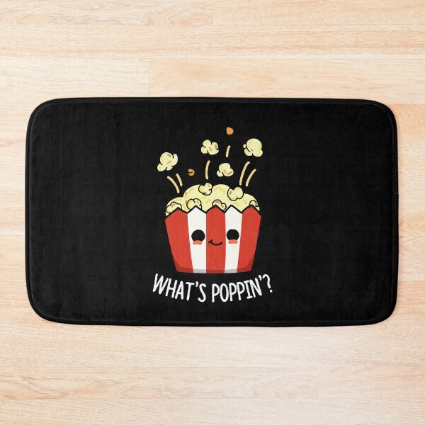 Item preview, What's Poppin Funny Popcorn Puns (Dark BG) designed and sold by punnybone.