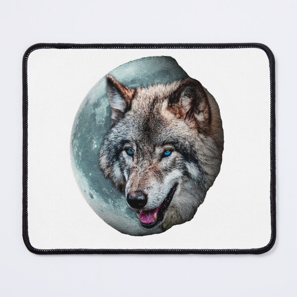 Item preview, Moon Wolf - Zidika Vascover Wolf - Blue Eyes Wolf designed and sold by Rsagur12.