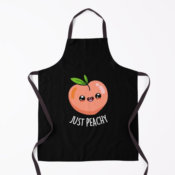 Item preview, Just Peachy Funny Peach Puns (Dark BG) designed and sold by punnybone.