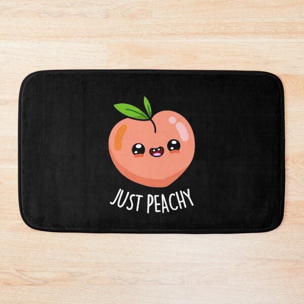 Item preview, Just Peachy Funny Peach Puns (Dark BG) designed and sold by punnybone.