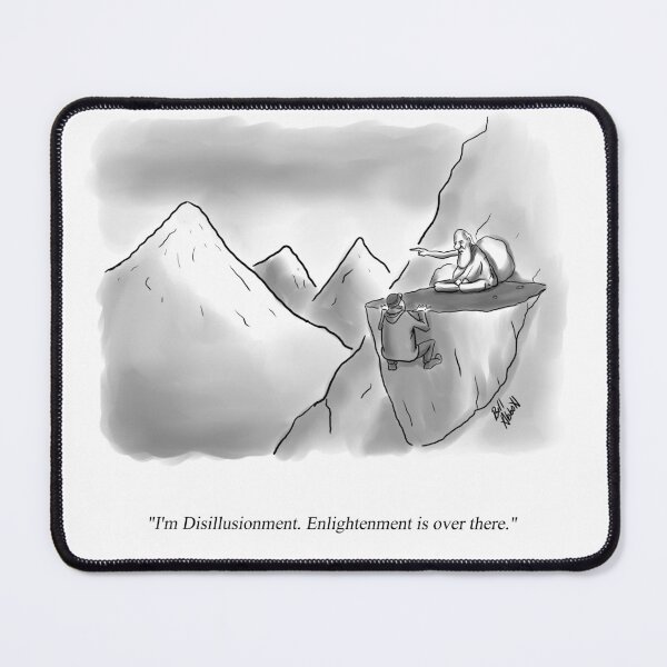 Item preview, Funny Disillusioned Enlightenment Cartoon Humor designed and sold by Bill Abbott.