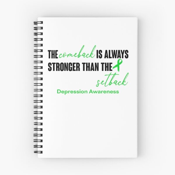 Item preview, Depression Awareness - The Comeback is Always Stronger Than The Setback designed and sold by Robbsyn.
