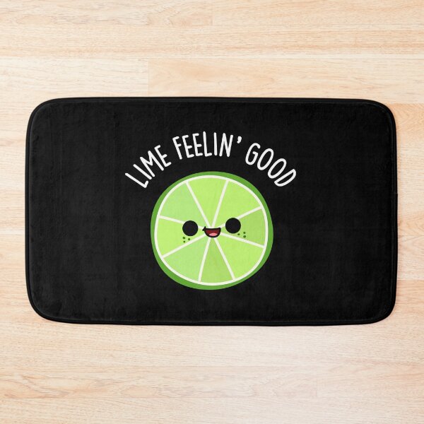 Item preview, Lime Feeling Good Funny Fruit Puns (Dark BG) designed and sold by punnybone.