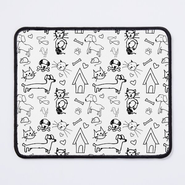 Item preview, Cats and dogs drawings designed and sold by flamendes.