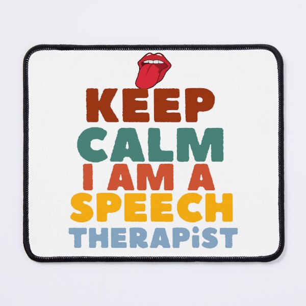 Item preview, Keep calm I am a speech therapist t-shirt designed and sold by T-ShirtIn85.