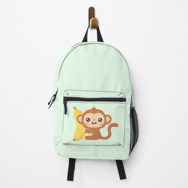Item preview, Cute Little Monkey and Banana designed and sold by rustydoodle.