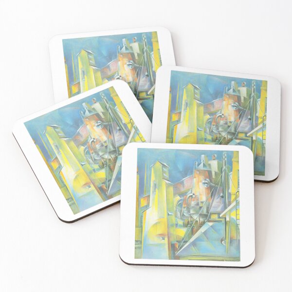 Item preview, Factory  William Preston Dickinson Precisionism painting - American Modernism designed and sold by TeeARTHY.