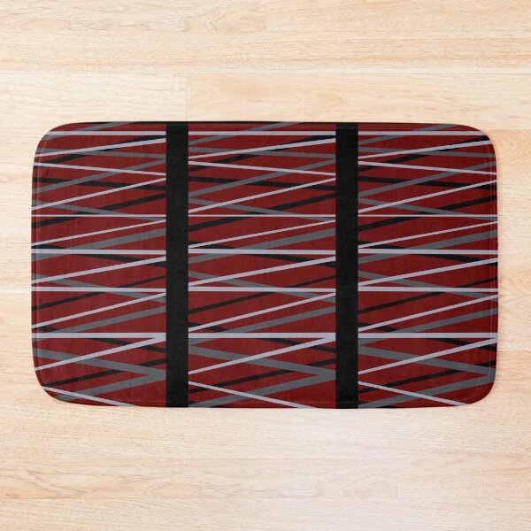 Item preview, Scarlet and Grey Diagonal Artwork designed and sold by DelynCreates.