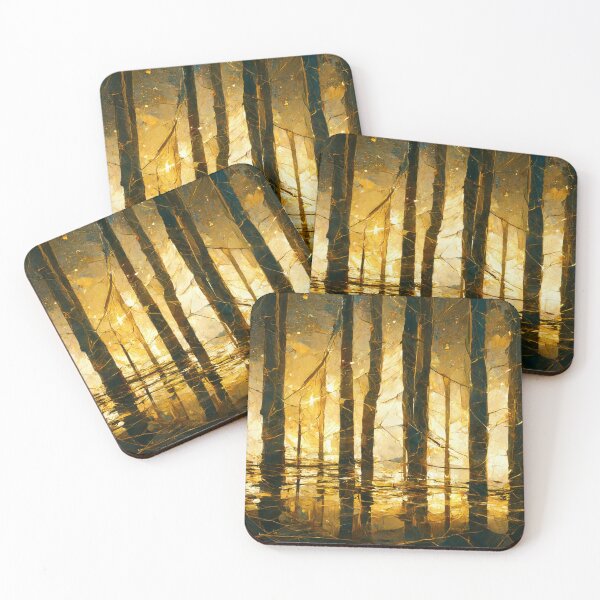 Item preview, Kintsugi forest designed and sold by Opalaeo.