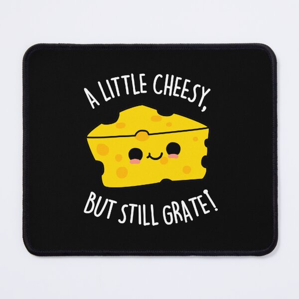 Item preview, A Little Cheesy But Still Grate Funny Cheese Puns (Dark BG) designed and sold by punnybone.