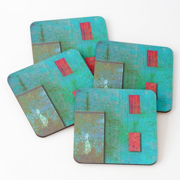 Item preview, Red Squares on Blue Texture designed and sold by Larry Costales.