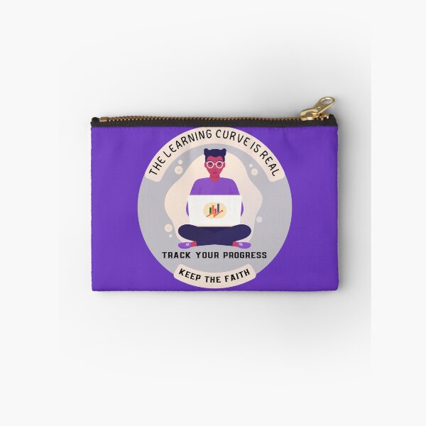 Item preview, The Learning Curve is Real – Tracking Progress & Keeping the Faith  designed and sold by ShopWithLeslie.
