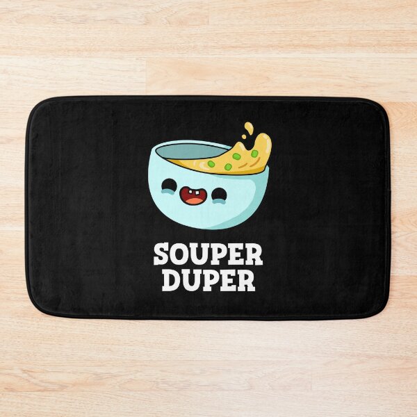 Item preview, Souper Duper Funny Soup Puns (Dark BG) designed and sold by punnybone.