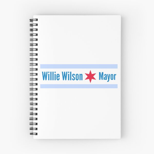 Item preview, Willie Wilson for Mayor Chicago flag style designed and sold by WigPuff.