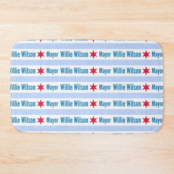 Item preview, Willie Wilson for Mayor Chicago flag style designed and sold by WigPuff.