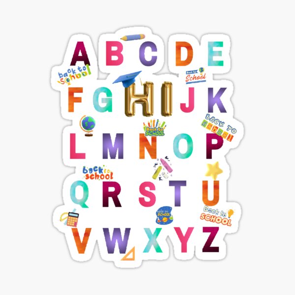 Alphabet Lore Series Sticker for Sale by Ezz-Design