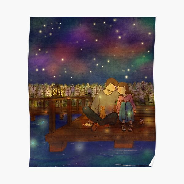 Starry night Poster
