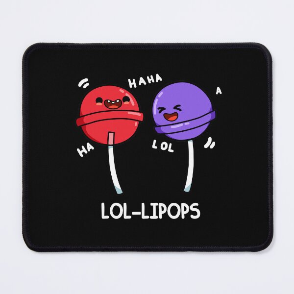 Item preview, LOL-ipops Funny Lollipop Puns (Dark BG) designed and sold by punnybone.