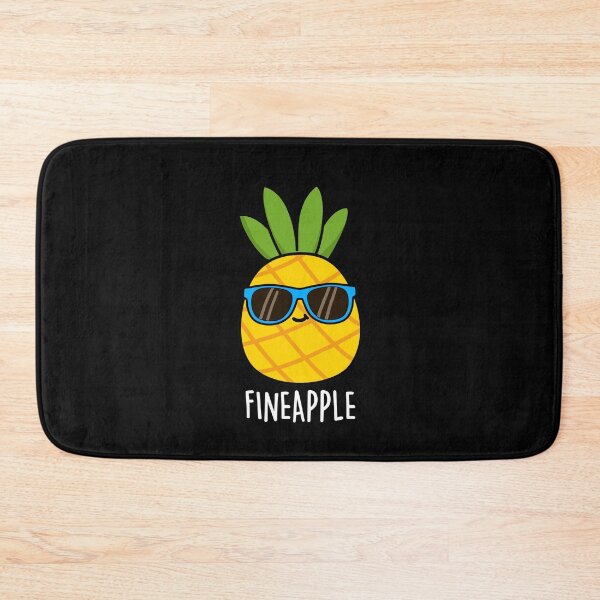 Item preview, Fineapple Funny Cool Pineapple Puns (Dark BG) designed and sold by punnybone.