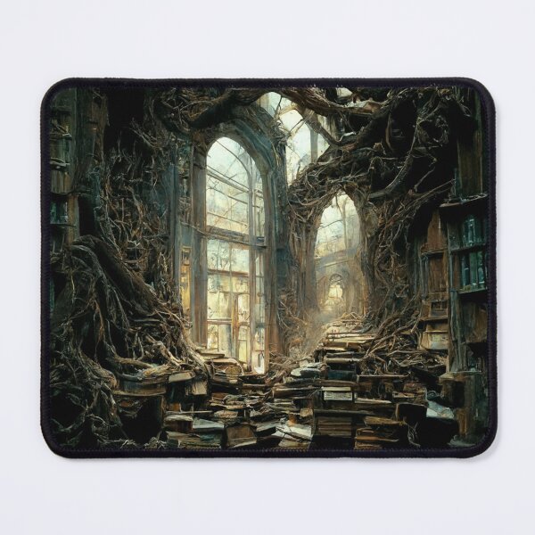 Item preview, The Abandoned Academic Library designed and sold by ArtbyACcreative.