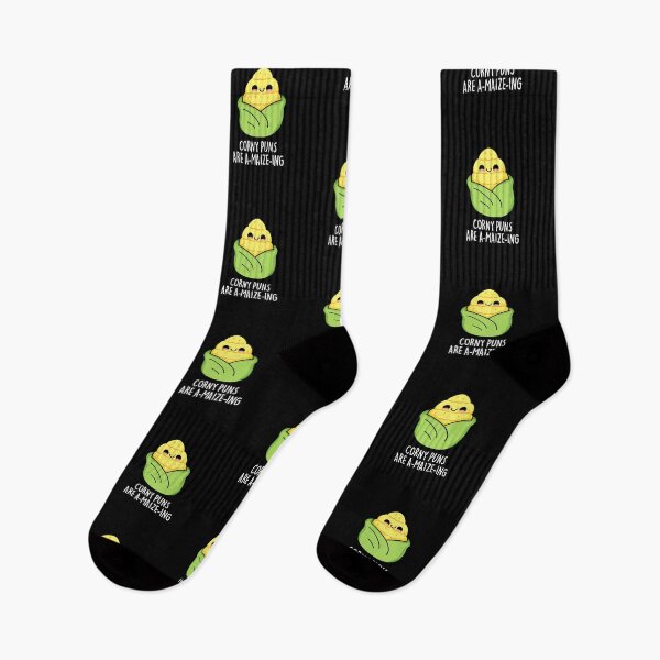 Item preview, Corny Puns Are A-maize-ing Funny Corn Puns (Dark BG) designed and sold by punnybone.