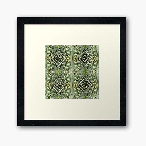 Tesselated nature Framed Art Print