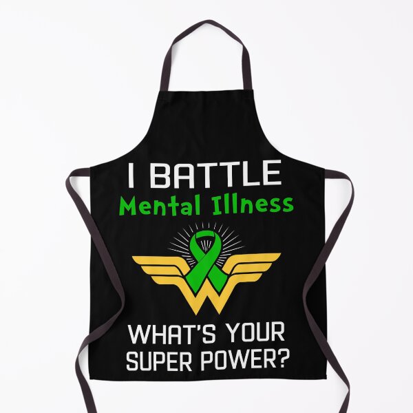 Item preview, I Battle Mental Illness What's Your Super Power Support Mental Illness Warrior Gifts designed and sold by Sabfit.
