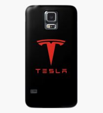 Tesla Red Logo Case/Skin for Samsung Galaxy