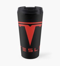 Tesla Red Logo Travel Mug