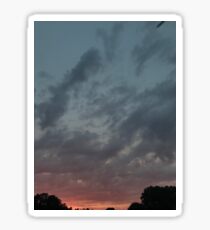 purple sky Sticker