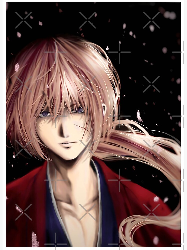 Himura Kenshin Rurouni Kenshin Manga Art Board Print for Sale by  zskasherman