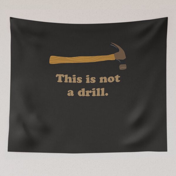 Item preview, Hammer This is Not a Drill  designed and sold by AmandaKant.