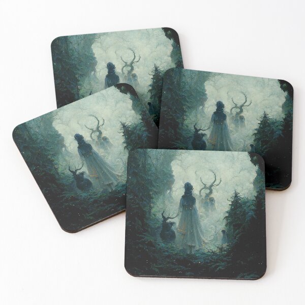 Item preview, Hecate with Horned Creatures designed and sold by PeggyMintunArt.
