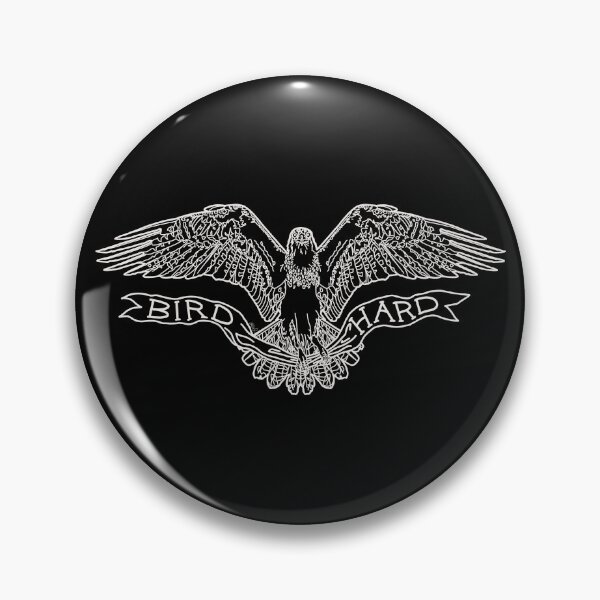 Item preview, Bird Hard (White Lines) designed and sold by LauraWolfArtist.