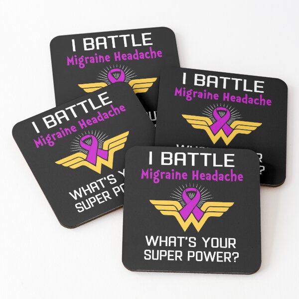 Item preview, I Battle Migraine Headache What's Your Super Power Support Migraine Headache Warrior Gifts  designed and sold by Sabfit.