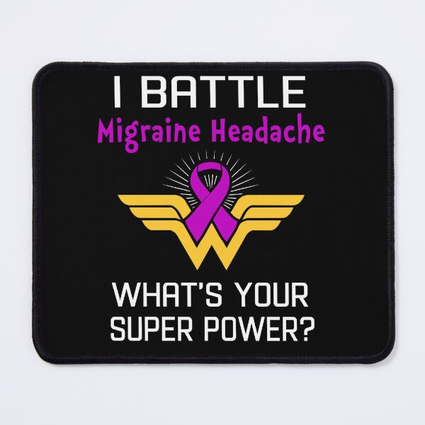 Item preview, I Battle Migraine Headache What's Your Super Power Support Migraine Headache Warrior Gifts designed and sold by Sabfit.
