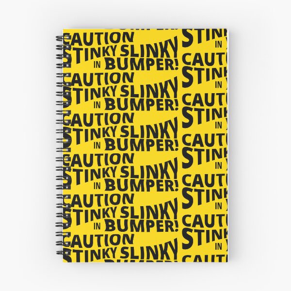 Item preview, Caution Stinky Slinky in Bumper designed and sold by CampK80.