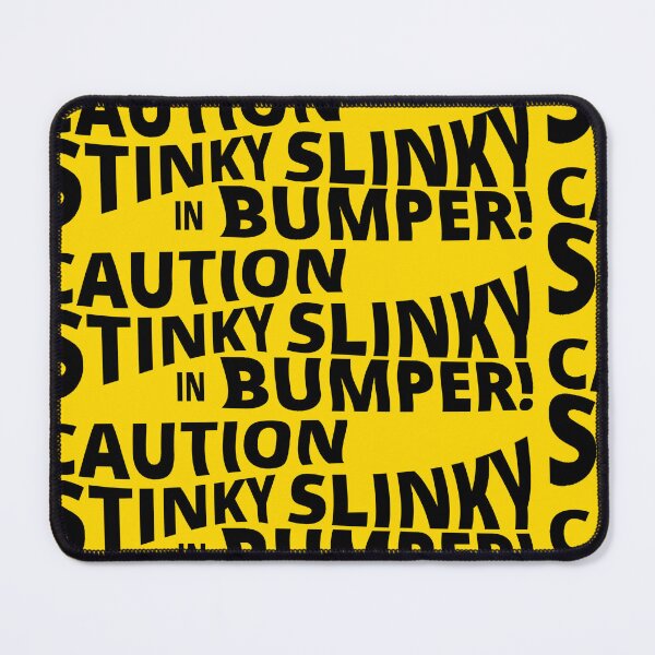 Item preview, Caution Stinky Slinky in Bumper designed and sold by CampK80.