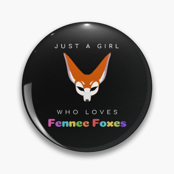 Item preview, Colorful Just a Girl Who Loves Fennec Foxes (Dark Background) designed and sold by embaarc.