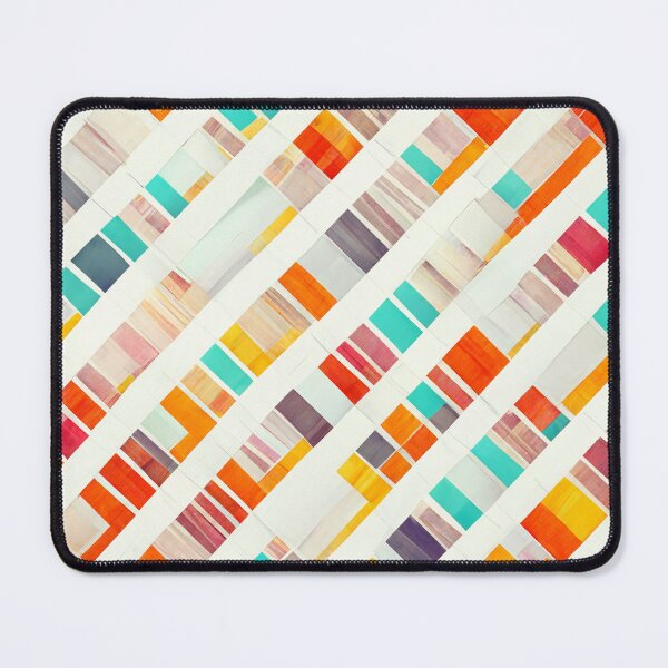 Item preview, Colorful diagonal lines pattern designed and sold by Opalaeo.