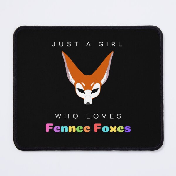 Item preview, Colorful Just a Girl Who Loves Fennec Foxes (Dark Background) designed and sold by embaarc.
