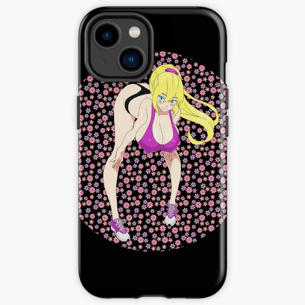 Pop socket anime girl iPhone Tough Case