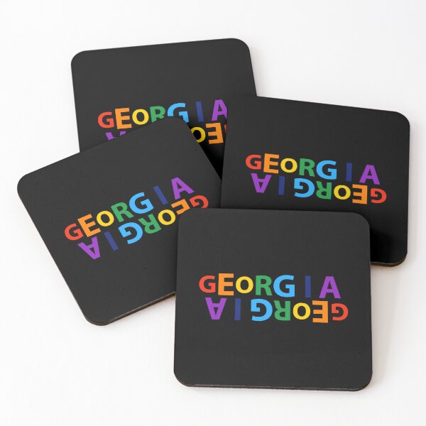 Item preview, Georgia USA,  rainbow colors, colorful, vibrant colors designed and sold by efenem.
