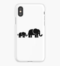 Elephant family iPhone Case/Skin