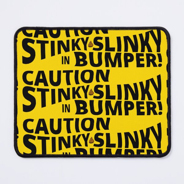 Item preview, Caution Stinky Slinky in Bumper designed and sold by CampK80.