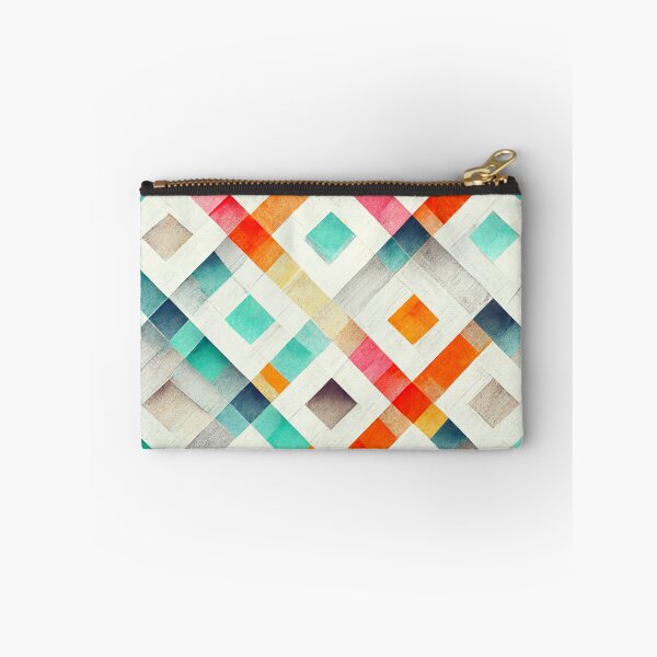 Item preview, Colorful diamonds and lines pattern designed and sold by Opalaeo.