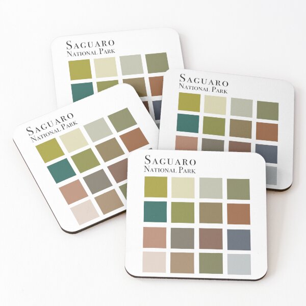 Item preview, Minimalist Saguaro National Park color palette designed and sold by RecklessSower.