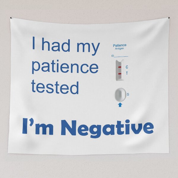 Item preview, I Had My Patience Tested designed and sold by ninasilver.