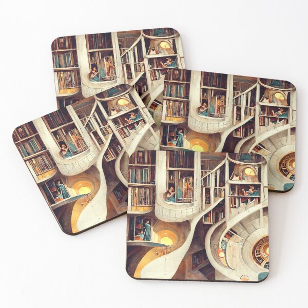 Item preview, Library through the ages designed and sold by ArtbyACcreative.