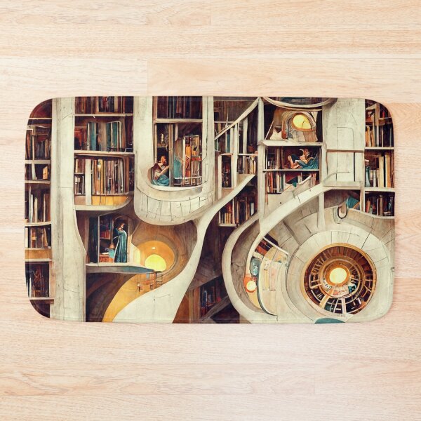 Item preview, Library through the ages designed and sold by ArtbyACcreative.